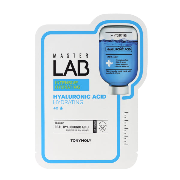 Tonymoly Master Lab Sheet Mask Hyaluronic Acid, Hydrating. Niisutav kangasmask hüaluroonhappega 19g