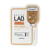 Tonymoly Master Lab Sheet Mask Snail Mucin, Skin Damage Care. Vananemisvastane kangasmask teolimaekstraktiga 19g