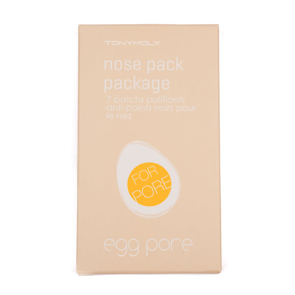Tonymoly Egg Pore Nose Pack Package. Pooriplaastrid komedoonide eemaldamiseks 7tk