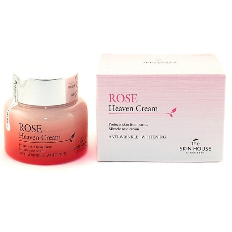 The Skin House Rose Heaven Cream, Anti-Wrinkle. Whitening. Vananemisvastane helestav näokreem roosiõliga 50ml