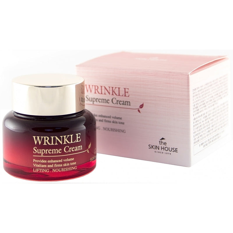 The Skin House Wrinkle Supreme Cream, Lifting. Nourishing. Vanenemisvastane pinguldav kreem ženšenni ja seente ekstraktidega 50ml