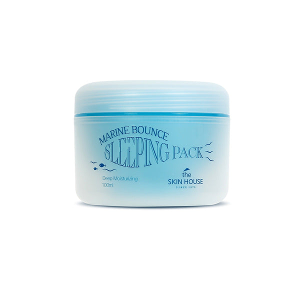 The Skin House Marine Bounce Sleeping Pack, Deep Moisturizing. Sügavniistav öömask kollageeni ja merevetikatega 100ml