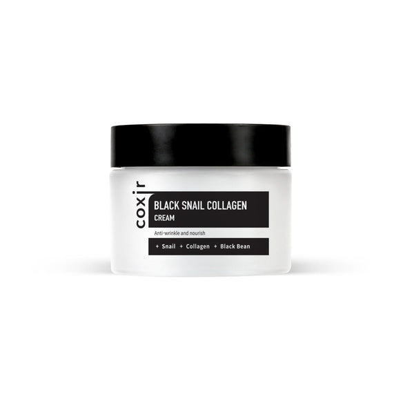 Coxir Black Snail Collagen Cream, Anti-Wrinkle And Nourish. Kortsuvastane toitev näokreem kollageeni ja teolimaga 50ml