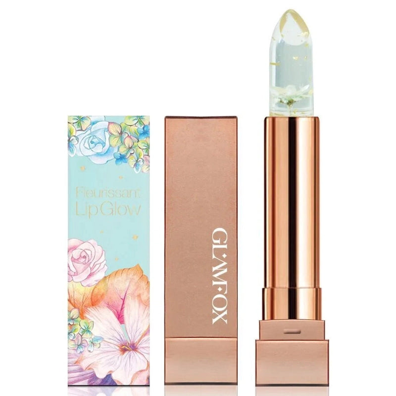Glamfox Fleurissant Lip Glow GL05 Emerald Flower. Huulepulk-palsam smaragdilill  3.3g
