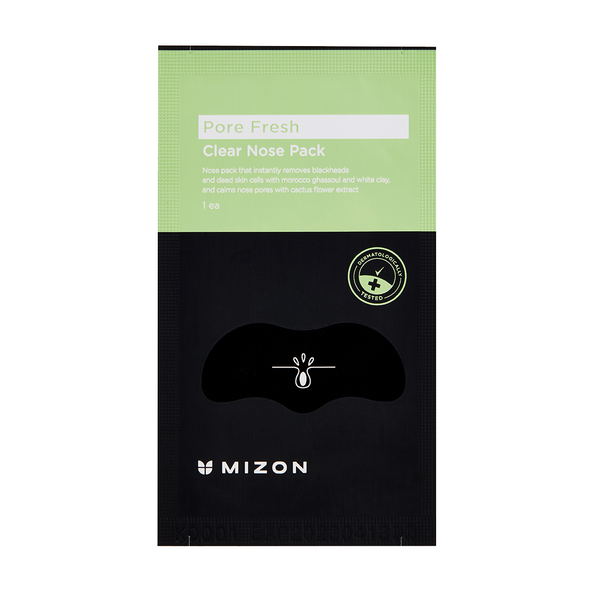Mizon Pore Fresh Clear Nose Pack. Ninaplaastrid pooride puhastamiseks 1 pakk