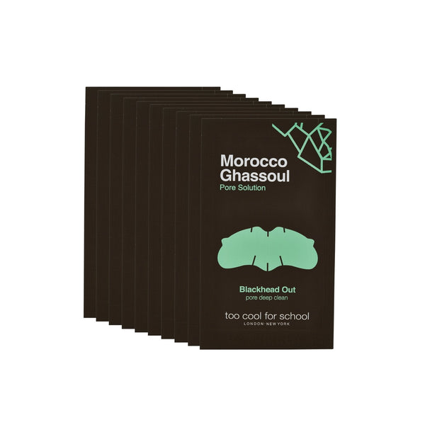 Too Cool For School Morocco Ghassoul Blackhead Out Set. Saviga ninaplaaster komedoonide eemaldamiseks komplekt 11tk