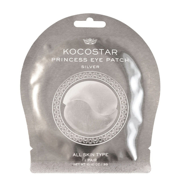 Kocostar Princess Eye Patch Silver. Silmaümbrusnahka pinguldav ja niisutav hüdrogeelmask 1 paar=3g