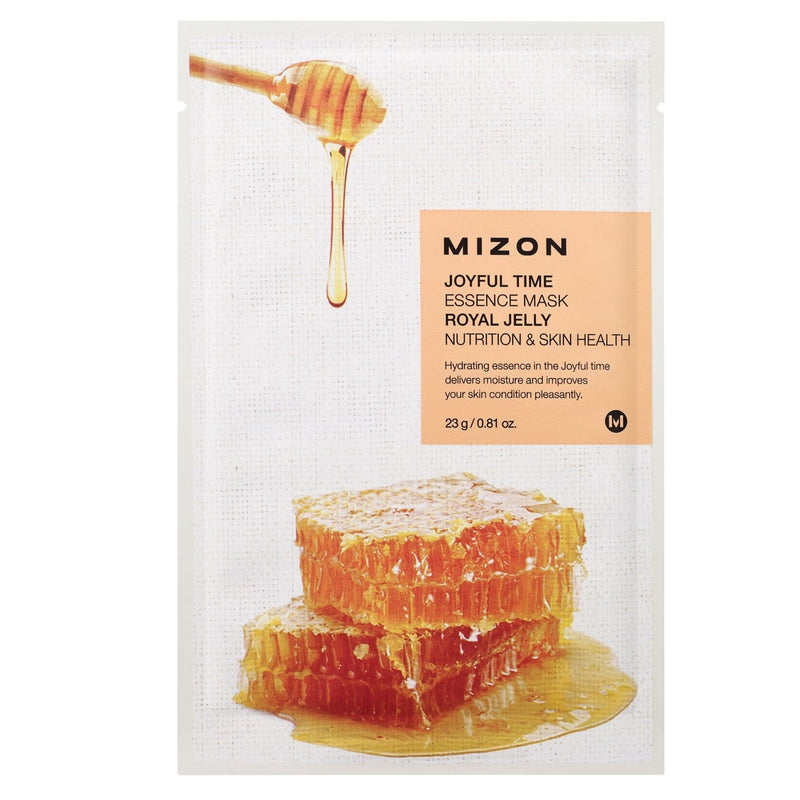 Mizon Joyful Time Essence Mask [Royal Jelly], Nutrition. Toitev kangasmask mesilaspiimaga 1tk=23g