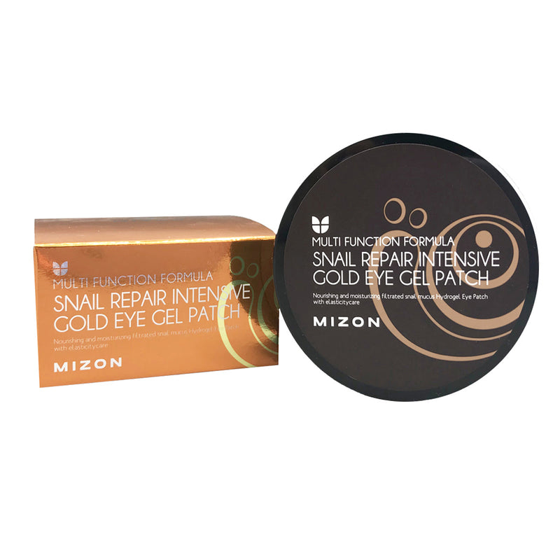 Mizon MFF Snail Repair Intensive Gold Eye Gel Patch, Nourishing And Moisturizing. Hüdrogeelsed niisutavad ja toitvad padjakesed silmaalustele teolima, kulla ja peptiididega 60tk