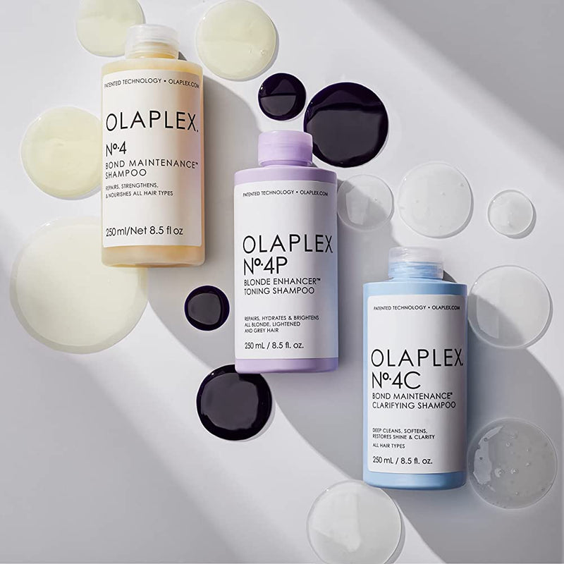 Olaplex No.4 Bond MaintenanceTM Shampoo Repairs, Strengthens And Hydrates All Hair Types. Tugevdav šampoon 250ml