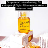 Olaplex No.7 Bonding OilTM Boosts Shine, Strengthens & Repairs All Hair Types. Juustesse jäetav õli 30ml