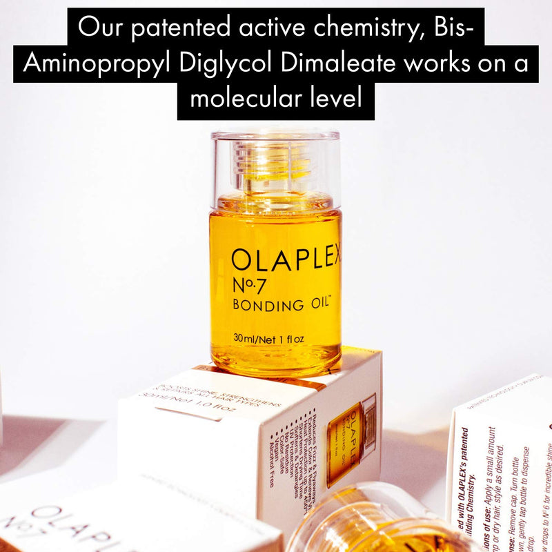 Olaplex No.7 Bonding OilTM Boosts Shine, Strengthens & Repairs All Hair Types. Juustesse jäetav õli 30ml