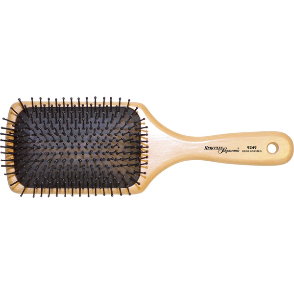 Hercules Sägemann Detangling Brush L-247mm 9249 Polyamide Pins. Lapik 13-realine pusahari hele puit