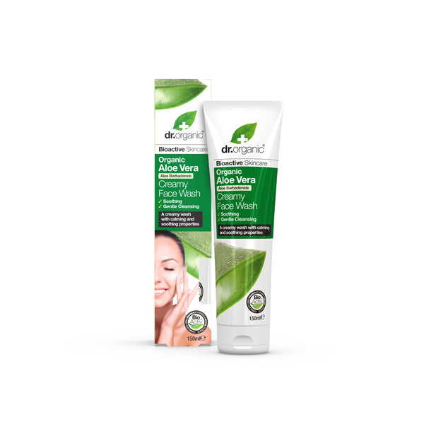 Dr Organic Aloe Vera Creamy Face Wash. Aloe Vera rahustav näopuhastuskreem  150ml