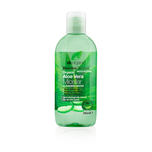 Dr Organic Aloe Vera Micellar Cleansing Water. Aloe Vera puhastav mitsellaarvesi  200ml