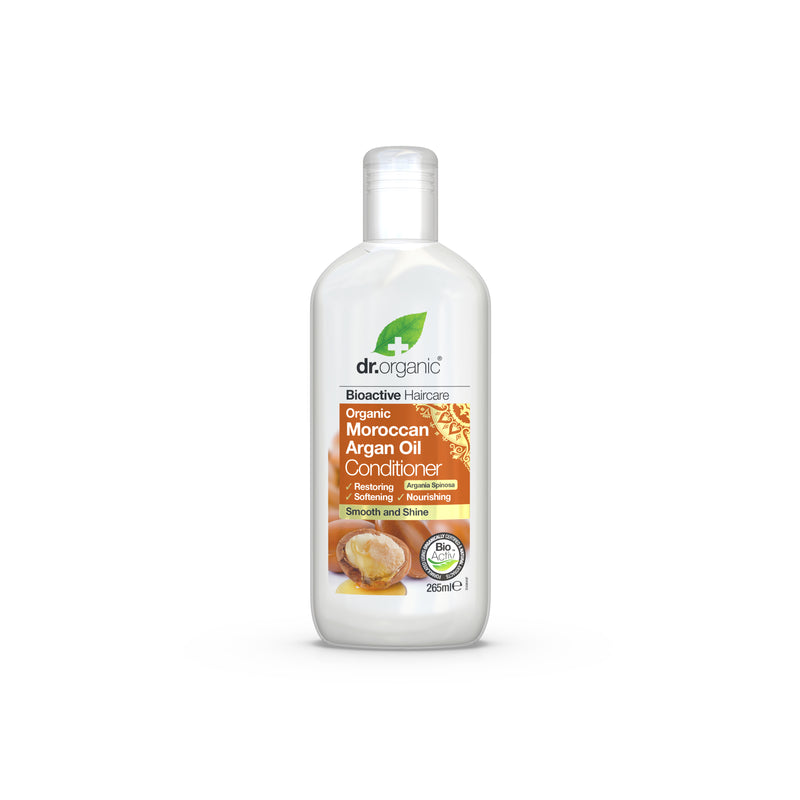 Dr Organic Moroccan Argan Oil Conditioner Smoot And Shine. Argaaniaõli siluv ja läiget lisav juuksepalsam 265ml