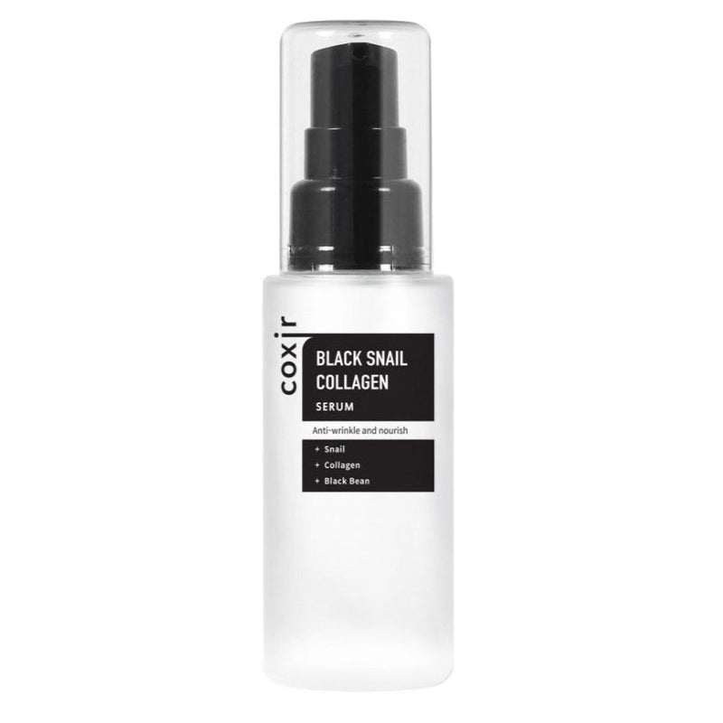 Coxir Black Snail Collagen Serum, Anti-Wrinkle And Nourish. Kortsuvastane toitev seerum kollageeni ja teolimaga 50ml