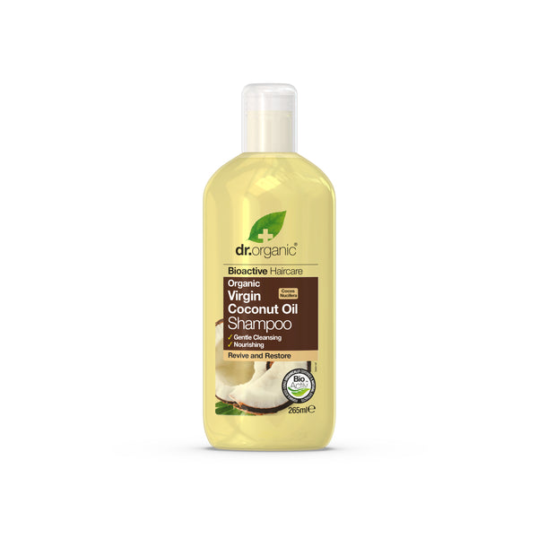 Dr Organic Coconut Oil Shampoo Revive And Restore. Kookoseõli taastav šampoon 265ml