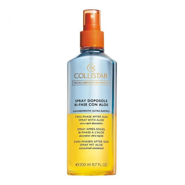 Collistar Two-Phase After Sun Spray With Aloe Ultra Rapid Absorption. Päevitusjärgne 2-faasiline kiirestikuivav kehasprei, aloe 200ml