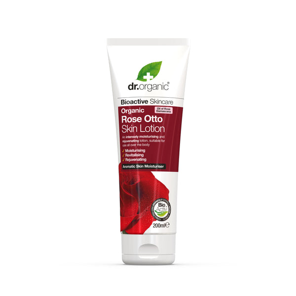 Dr Organic Rose Otto Skin Lotion. Roosi niisutav kehapiim 200ml