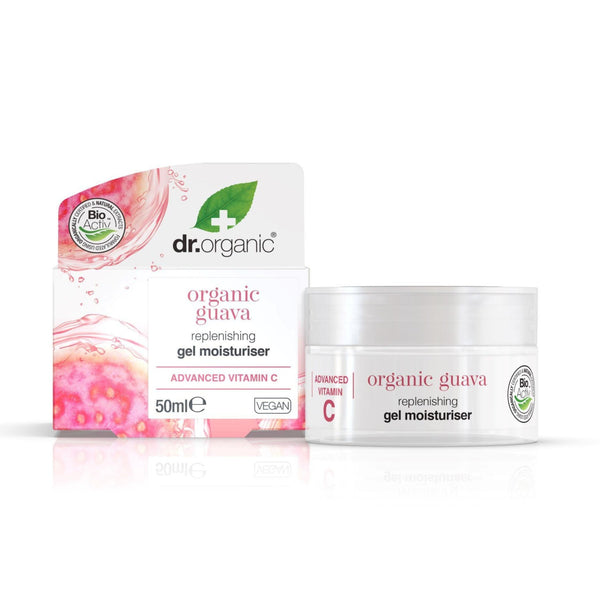 Dr Organic Guava Gel Replenishing Gel Moisuriser. Guava näogeel C-vitamiiniga 50ml