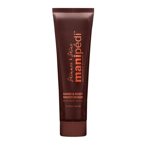 Kalahari Shimmer & Shine Manipedi Hand & Body Moisturiser With Grape Seed Oil. Sädelusega käte-ja kehakreem viinamarjaseemneõliga 50ml