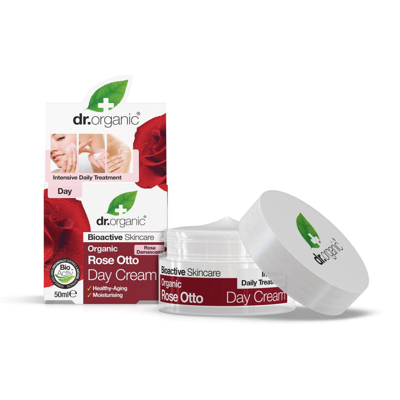 Dr Organic Rose Otto Day Cream. Roosi niisutav päevakreem 50ml