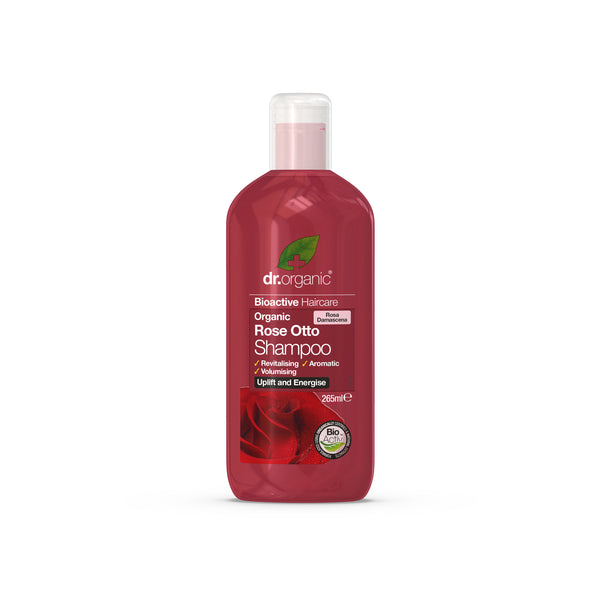 Dr Organic Rose Otto Shampoo Uplift And Energise. Roosi kohevust andev šampoon 265ml