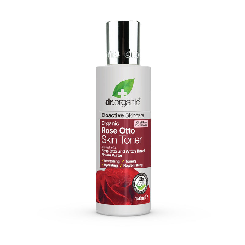 Dr Organic Rose Otto Skin Toner. Roosi värskendav näovesi 150ml
