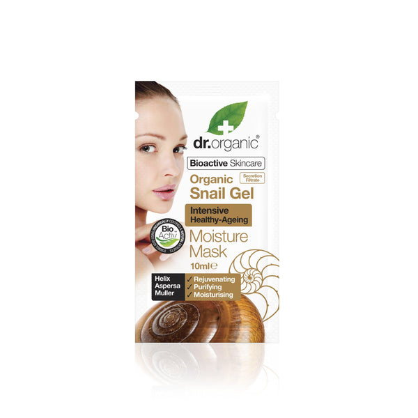 Dr Organic Snail Gel Moisture Mask. Teogeeli vananemisvastane niisutav näomask 10ml