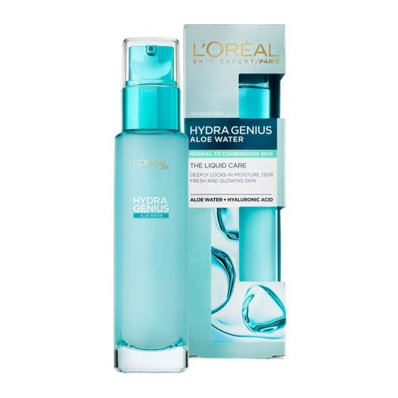 L'Oréal Paris Hydra Genius Aloe Water Normal To Combination Skin. Vedel niisutav kreem normaalsele ja kombineeritud nahale 70ml