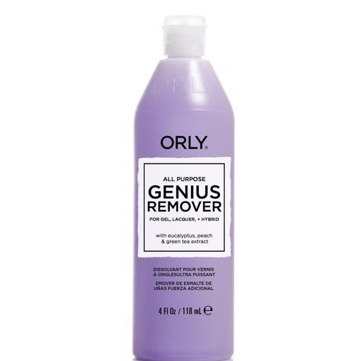 Orly All Purpose Genius Remover For Gel, Lacquer, +Hybrid. Universaalne lakieemaldaja (erinevad suurused)